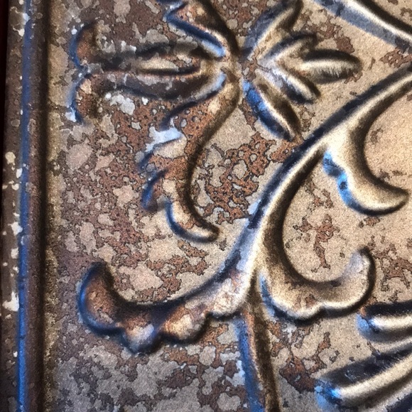 Home Decorators Floral Burst Metal Wall Plaque NEW - Picture 4 of 6